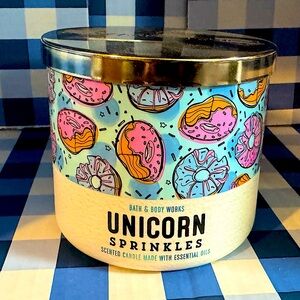 New Bath & Body Works Unicorn Sprinkles Candle